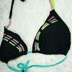 ☄HEAT Neon Highlights Bikini Top